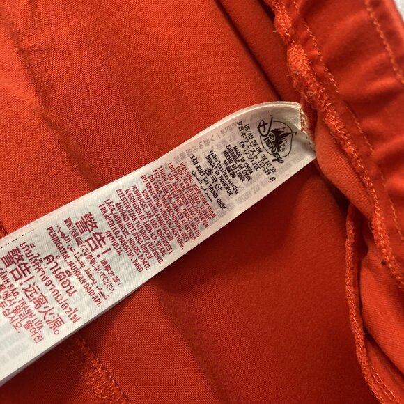 Disney Parks Wide Leg Minnie Mouse Lounge Pants Womens 3X Red Orange Patch Comfy - Picture 12 of 16